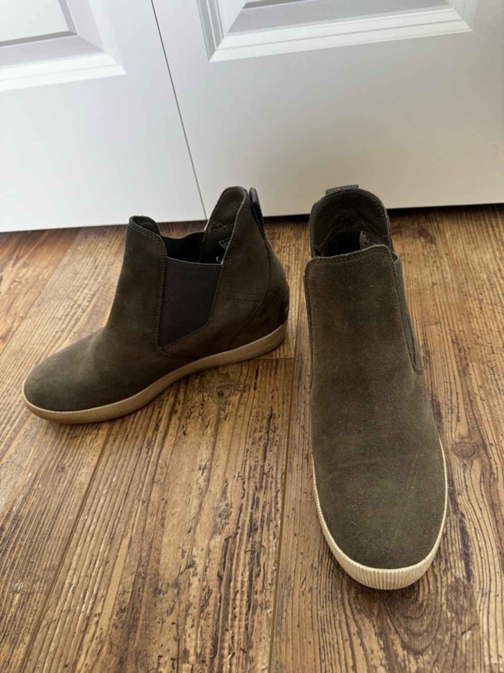 Sorel Women's Out 'N About Slip-On Wedge Booties